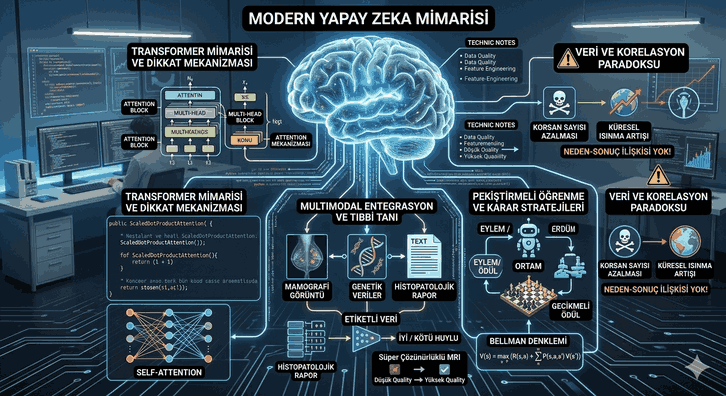 Modern Yapay Zekanın Mimari Temelleri ve Algoritmik Stratejiler