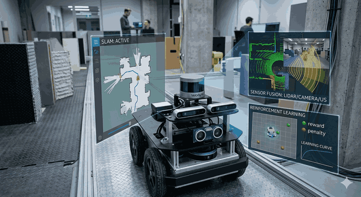 Otonom Sistemlerin Mühendislik Mimarisi: SLAM, Sensör Füzyonu ve Reinforcement Learning Süreçleri