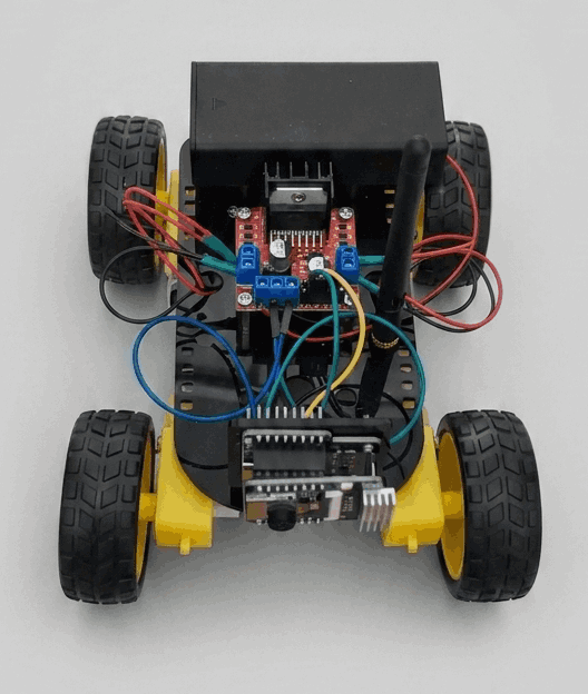 Gungor-robot-car: ESP32 Kamera Kontrollü Robot Araba