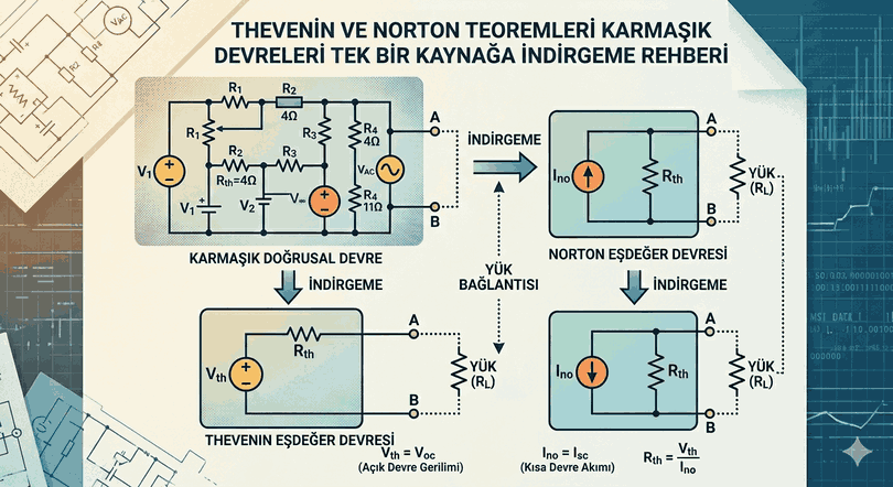 Lineer Devre Analizinde İndirgeme Metotları ve Sayısal Çözümleme Yaklaşımları