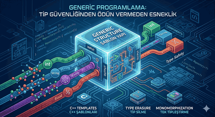 Generic Programlama: Tip Güvenliğini Kaybetmeden Esnek ve Tekrar Kullanılabilir Yapılar Kurmak