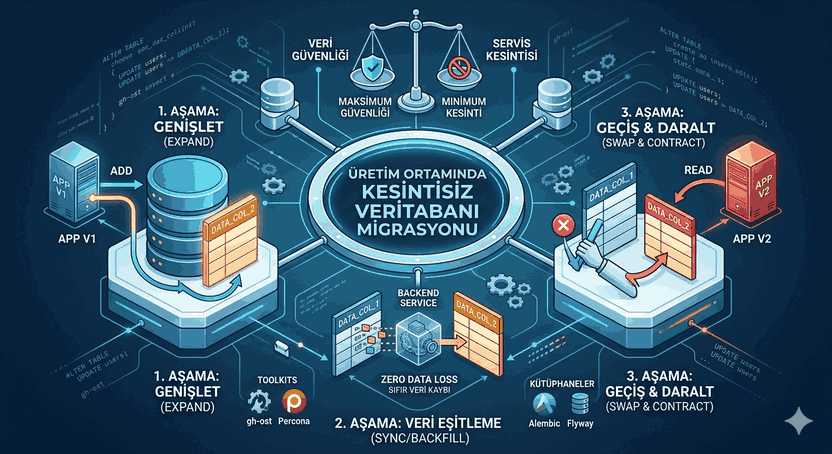 Migrations ve Veri Güvenliği: Üretim Ortamında Veri Kaybı Yaşamadan Şema Güncelleme