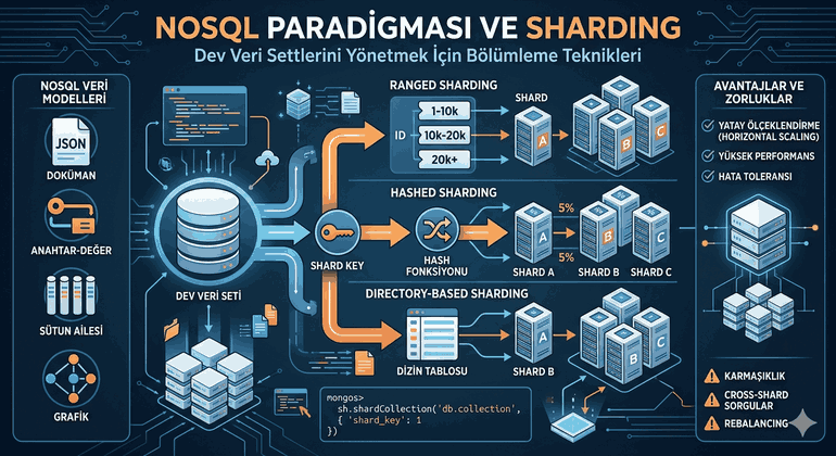 NoSQL Paradigması ve Sharding: Dev Veri Setlerini Yönetmek İçin Bölümleme Teknikleri