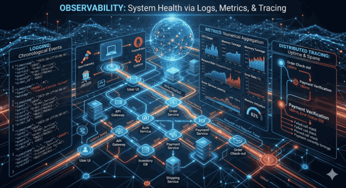 Observability (İzlenebilirlik): Loglama, Metrikler ve Tracing ile Sistem Sağlığı