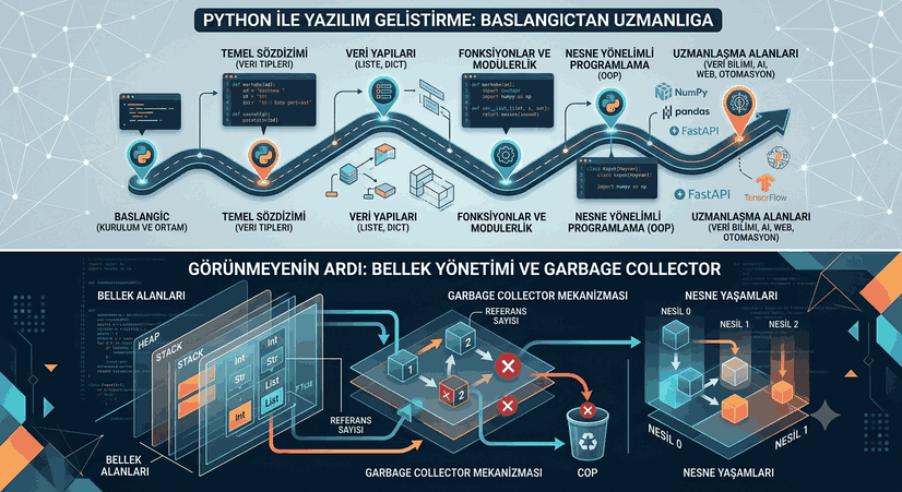 Python ile Yazılım Geliştirme — Başlangıçtan Uzmanlığa Kapsamlı Teknik Rehber